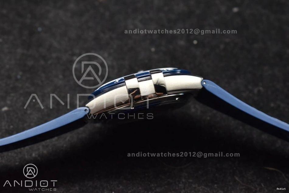 Gummy Blue VSF Best A8900 Constellation Blue White Edition 1:1 Strap Ceramic Super Clone on Dial SS 0517